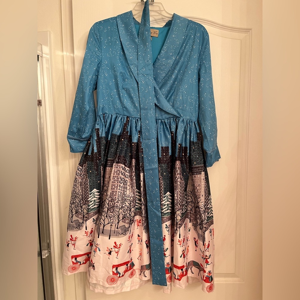 Lindy Bop Christmas in Central Park dress